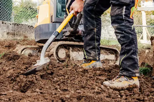 Escalier extérieur paysager réalisé dans le canton de Vaud