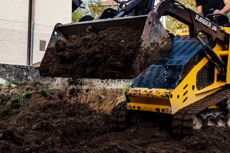 Mur extérieur en maçonnerie paysagère réalisé dans le canton de Vaud